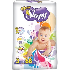Подгузники  New Sleepy Jumbo 3 Midi