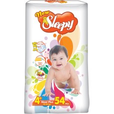 Подгузники New Sleepy Jumbo 4+ Maxi Plus