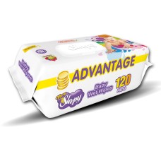 Влажные салфетки SLEEPY 120 Advantage пластиковая крышка