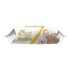 Влажные салфетки SLEEPY 50 Sensitive пластиковая крышка