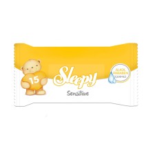 Влажные салфетки карманные SLEEPY Sensitive 15 шт