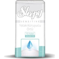 Одноразовые простыни Sleepy Sensitive 90x60 см 10 шт