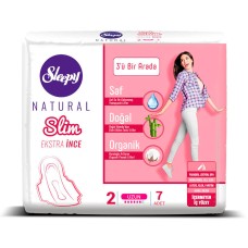 Прокладки Sleepy Natural Long Slim 6 кап 7 шт