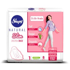 Прокладки Sleepy Natural Normal Slim 5 кап 8 шт