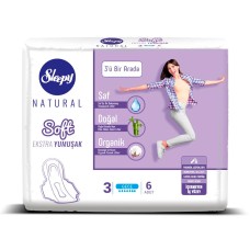 Прокладки Sleepy Natural Night Soft 7 кап 6 шт