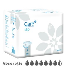 Подгузники для взрослых CARE Slip Plus 7.5 кап. L 110 - 145 см, 28 шт