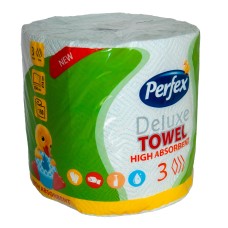 Бумажные полотенца Perfex Deluxe 150 листов, 3 слоя