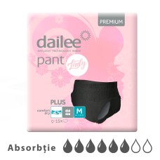 Подгузники-трусики Adult DAILEE Premium Lady 6 кап. M 80-120 см, 15 шт.