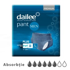 Подгузники-трусики Adult DAILEE Premium Men 6 кап. L 110-140 см, 15 шт.