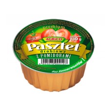Паштет из курицы AGRICO с помидорами 130 гр