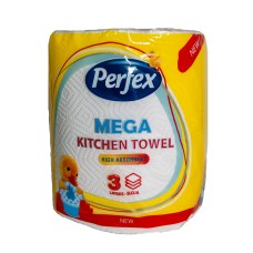 Бумажные полотенца Perfex Mega 135 листов, 3 слоя