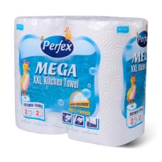 Бумажные полотенца Perfex Perfex Boni Jumbo 2 рулона, 190 листов, 2 слоя