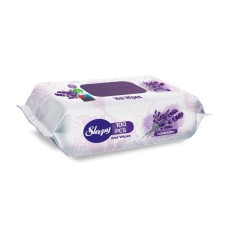 Влажные салфетки SLEEPY 100 шт Лаванда, пластиковая крышка