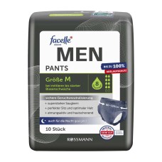 Подгузники-трусики Adult FACELLE PANT MEN 8 кап. M 80-120 см, 10 шт.