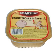 Консервы SMARTINO с мясом птица-свинина 300гр.