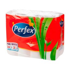 Туалетная бумага PERFEX 24 шт 3 слоя 82 листов