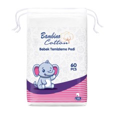 Детские ватные диски Bambino Cotton 60 шт.