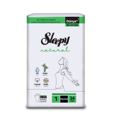 Прокладки Sleepy Natural Normal 5 кап 24 шт