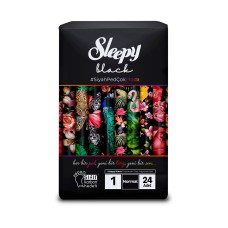 Прокладки Sleepy Black Normal 5 кап 24 шт