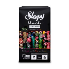 Прокладки Sleepy Black Daily Long 32 шт