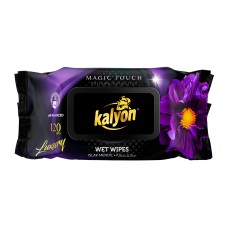 Влажные салфетки  KALYON 120шт. Luxury Magic Touch пластиковая крышка