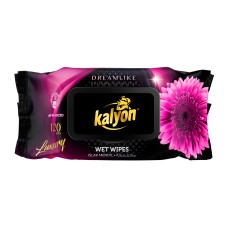 Влажные салфетки  KALYON 120шт. Luxury Dream Like пластиковая крышка