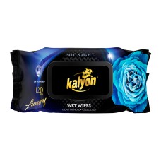 Влажные салфетки  KALYON 120шт. Luxury Midnight пластиковая крышка