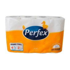 Бумажные полотенца Perfex Perfex Boni 4 рулона, 45 листов, 2 слоя