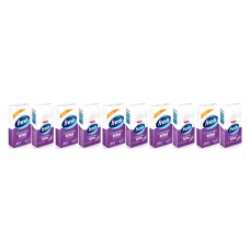 Платочки бумажные носовые Fresh Lavander, 3 слоя, 10 упаковок