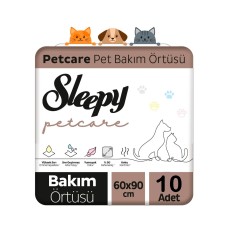 Впитывающий простыни Sleepy PetCare для животных, размер 60x90, 10 шт