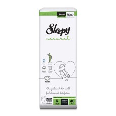 Подгузники Sleepy Natural Ultra Sensitive Double 6 XLarge , 15-25кг, 40 штук