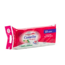 Туалетная бумага CAMELIA 10 шт 3 слоя 91 листов