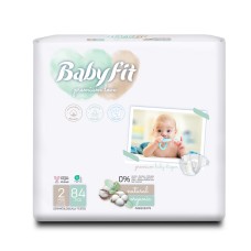 Подгузники BabyFit Double 2 Mini, 3-6кг, 84 штук