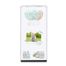 Подгузники BabyFit Double 7 XXLarge, 20-30кг, 40 штук