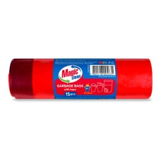 Мешки для мусора с застежкой Magic Clean 50см * 66см 15 шт 40л