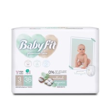Трусики BabyFit Eco размер 3 Midi, 4-9кг, 36 штук