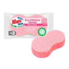 Губка Magic Clean Premium Eco Cellulose Teflon и Inox