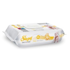 Влажные салфетки SLEEPY Sensitive Extra XL 50 пластиковая крышка