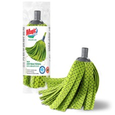 Насадка для швабры MAGIC CLEAN PREMIUM Antibacterial с абразивной поверхностью