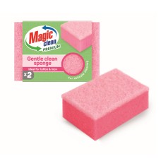 Губка Magic Clean для чистки посуды GENTLE CLEAN 2шт