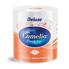 Бумажные полотенца CAMELIA Deluxe 156 листов, 2 слоя