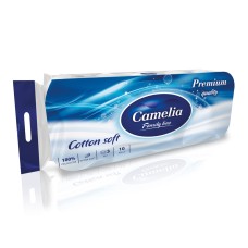 Туалетная бумага CAMELIA 10 шт 3 слоя 161 листов Premium