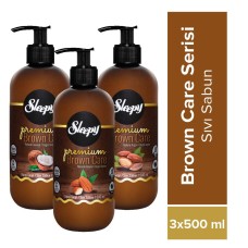 Жидкое мыло Premium Brown Care 3x500 мл