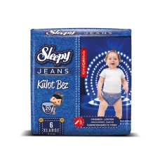 Трусики Sleepy Natural Ultra Sensitive JEANS  6 Xlarge, 15-25кг, 20 шт