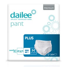 Подгузники-трусики Adult DAILEE PANT PREMIUM Plus 6 кап. M 80-120 см, 14 шт.