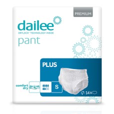 Подгузники-трусики Adult DAILEE PANT PREMIUM Plus 6 кап. S 60-100 см, 14 шт.