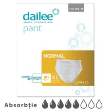 Подгузники-трусики Adult DAILEE PREMIUM 5 кап.  XL 130-160 см, 15 шт.