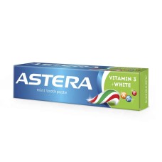 Зубная паста ASTERA ACTIV + Vitamin 3 WHITE 110г