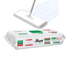 Влажные салфетки для швабры SLEEPY EASY CLEAN 50шт Белое мыло