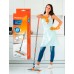 Швабра MACROMAX + Комплект 3x Влажные салфетки для швабры SLEEPY EASY CLEAN 3x50шт